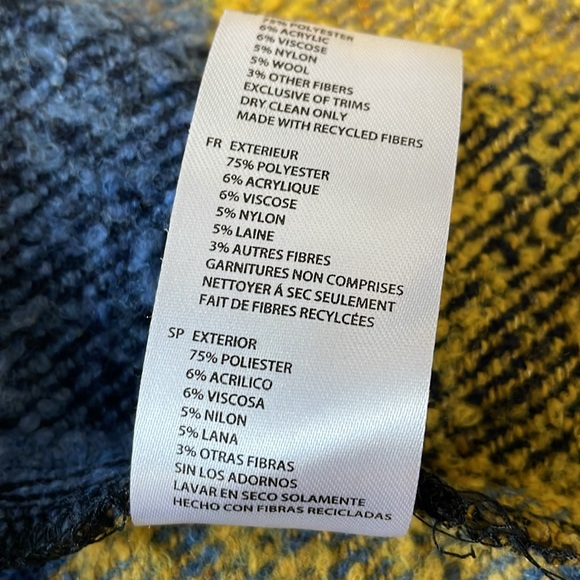 RD Style Cropped checked Shacket - Picture 5 of 6